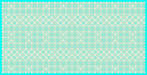 Multicolor truchet tiling connections illustration