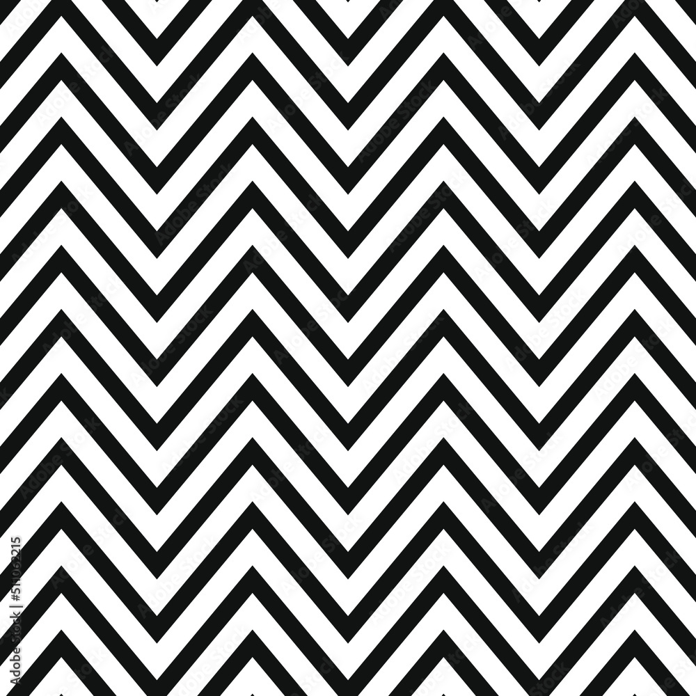 Aufkleber modern vertical black white zig zag pattern background vector design .