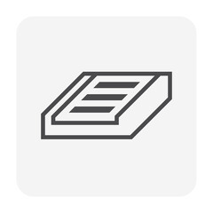 Grate or gutter guard vector icon for rainwater, stormwater drainage system by cover on trench, manhole to drain water from downspout, city, pool, road, street, driveway by cleaning to sewer. 64x64 px