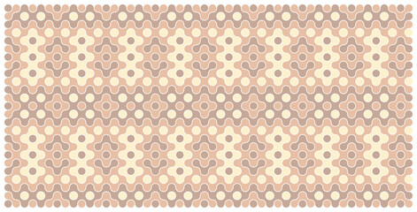 Multicolor truchet tiling connections illustration