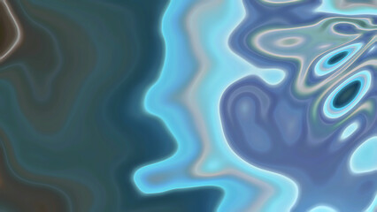 Abstract multicolored glowing liquid background.