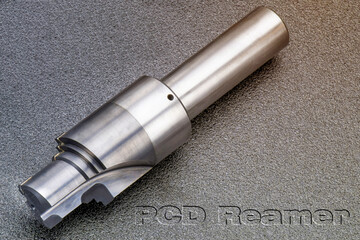 pcd step reamer boring,drill 2 teeth. cutting tool special. material Carbide-k10 brazing welding...