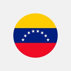 Country Venezuela. Venezuela flag. Vector illustration.