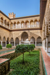 Patio de las Doncellas, Seville, Spain