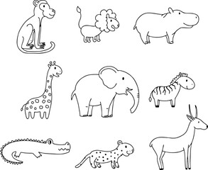 set of animals png