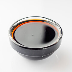 fresh pomegranate sauce narsharab on a white acrylic background