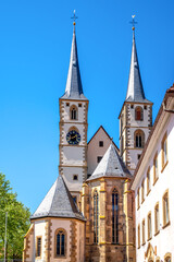 Kirche, Bad Wimpfen, Baden Wuerttemberg, Deutschland 