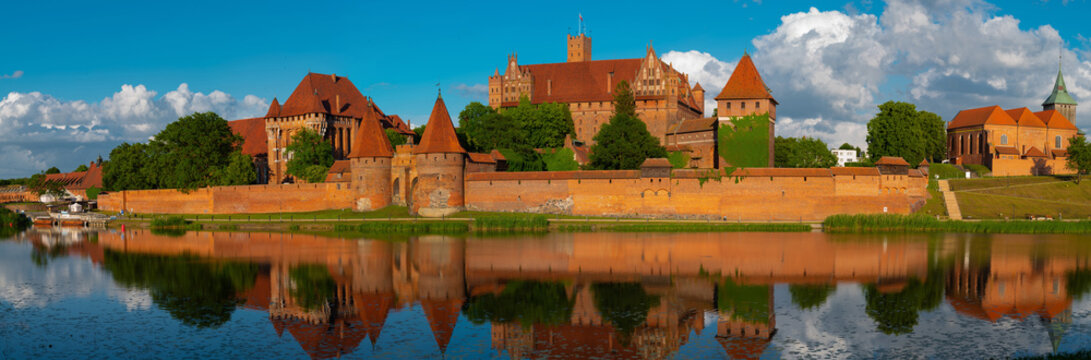 2022-06-13. Castle of the Teutonic Knights Order in Malbork, Poland,  is the largest castle in the world.