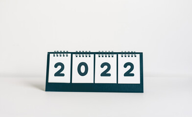 2022 new year goal,plan,action concepts with text on calendar