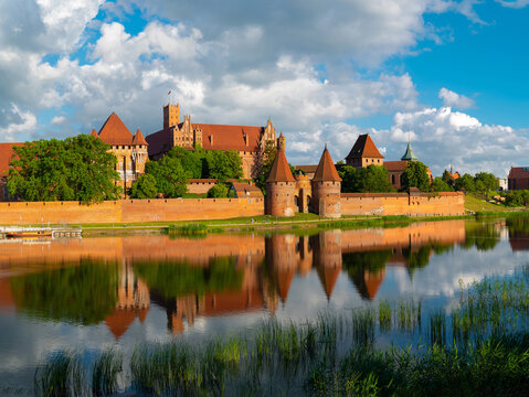 2022-06-13. Castle of the Teutonic Knights Order in Malbork, Poland,  is the largest castle in the world.
