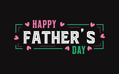  Happy father's day gorgeous colorful design.