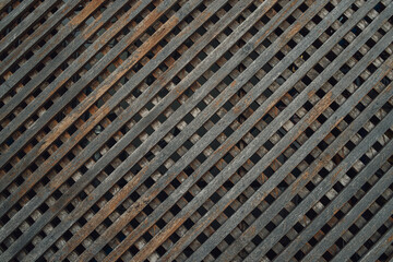 metal grid background wood floor texture, hardwood floor texture and old wood texture background 