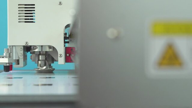 Work of the plotter for cutting of various materials