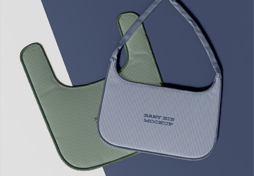 Baby Bibs Set Mockup