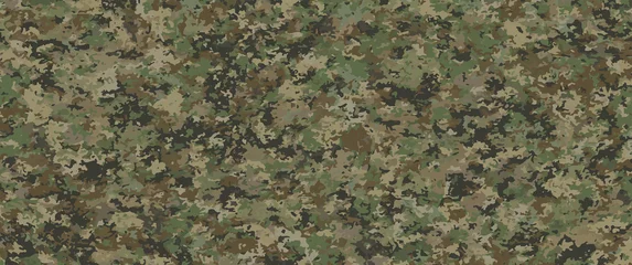 Foto op Canvas Texture military camouflage, army green hunting © natrot