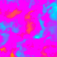 Obraz premium Pink blue clouds abstract background with splashes