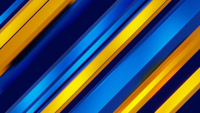 Blue shiny metal diagonal lines moving back and forth 4k seamless animation loop