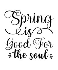 Spring t shirt, mug design