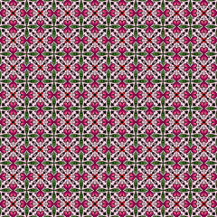 Fabric pattern, flower pattern, abstract, seamless, infinitely connected, for printing, paper, gift wrapping.