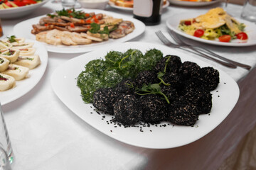 a delicious snack on the table