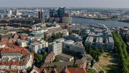 Views from the city of Hamburg, Germany