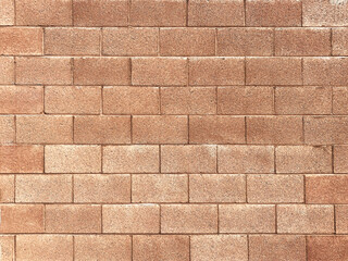 natural closeup solid block brick wall cement cinder blocks exterior building alley facade