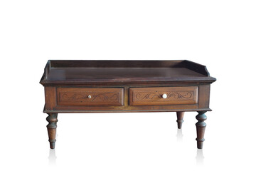 antique wooden cabinet on white background, object, vintage, decor, modern, furniture, copy space