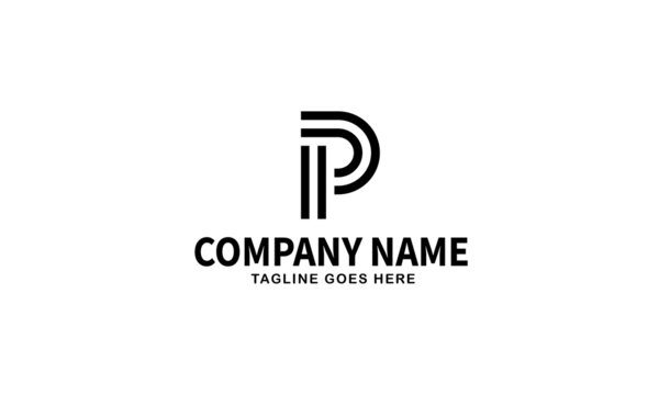 Letter P monogram logo is the best logo for your company 