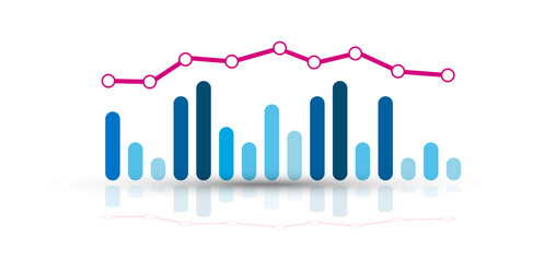 grafico, crescita, economia, istogrammi, statistiche, 
