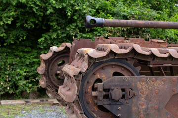 The old British WW2 Churchill Tank