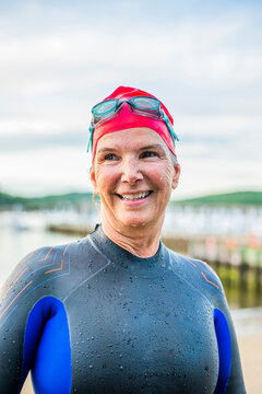 Portrait of an endurance swimmer 
