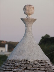 Alberobello Trulli. Spike of a trullo (traditional house). - obrazy, fototapety, plakaty