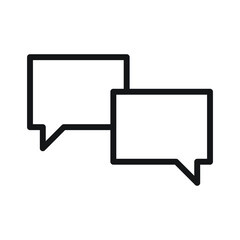 conversation icon vector for website symbol presentation