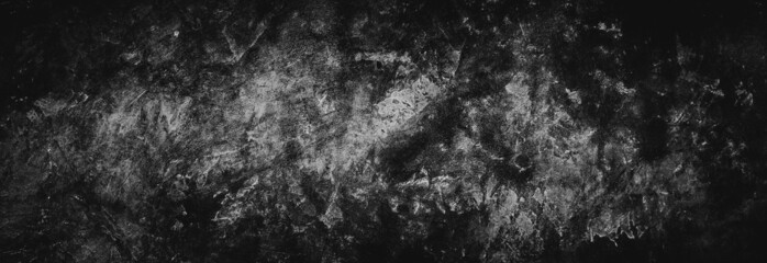 black grungy abstract concrete wall texture background