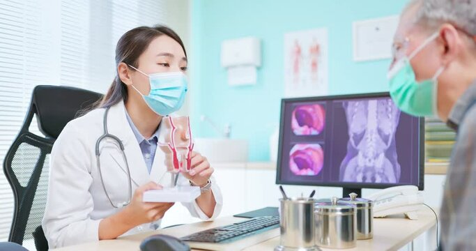 doctor show rectal model