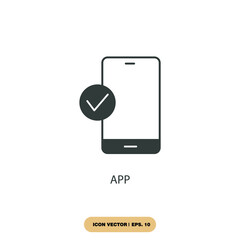 app icons  symbol vector elements for infographic web