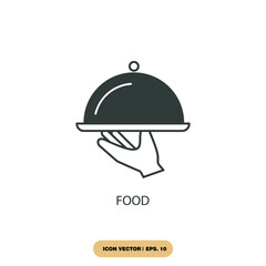 food icons  symbol vector elements for infographic web