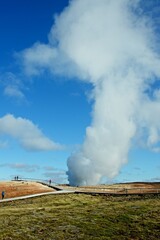 Fototapeta na wymiar Iceland-view of Geothermal Hot Spring Gunnuhver