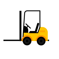 Fototapeta premium The forklift truck icon