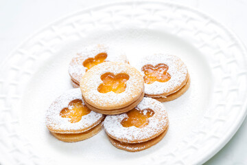 still life of Christmas cookies