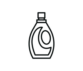 Laundry detergent pack, laundry cleaning gel isolated icon. Washing gel pack, washing powder pack. editable vector.
