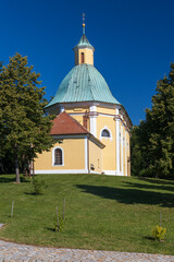 Fototapeta na wymiar Place of pilgrimage Svaty Antoninek, Blatnice, Southern Moravia, Czech Republic