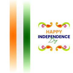 
Indian Independence Day 15 August National Poster Social Media Poster Banner Free Vector