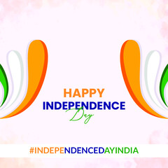 
Indian Independence Day 15 August National Poster Social Media Poster Banner Free Vector
