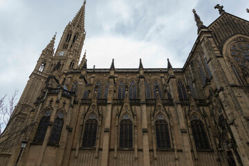 Fototapeta premium gorgeous side view of The San Sebastian Cathedral in Spain