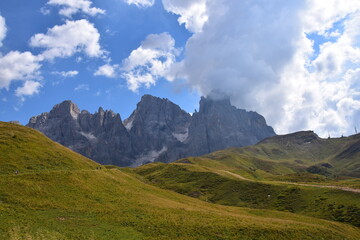 Fototapeta premium mountain landscape with clouds