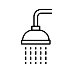 shower icon vector