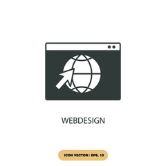 webdesign icons  symbol vector elements for infographic web