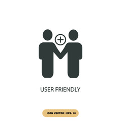 user friendly icons  symbol vector elements for infographic web