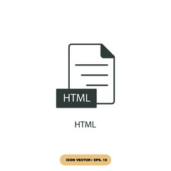 html icons  symbol vector elements for infographic web